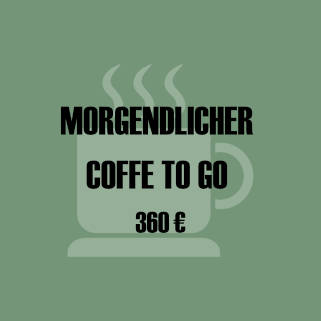 Sparen für Weltreise - Kaffee