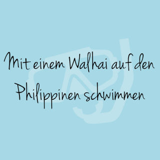 Sparen für Weltreise - Walhai