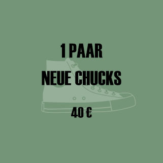 Sparen für Weltreise - Chucks